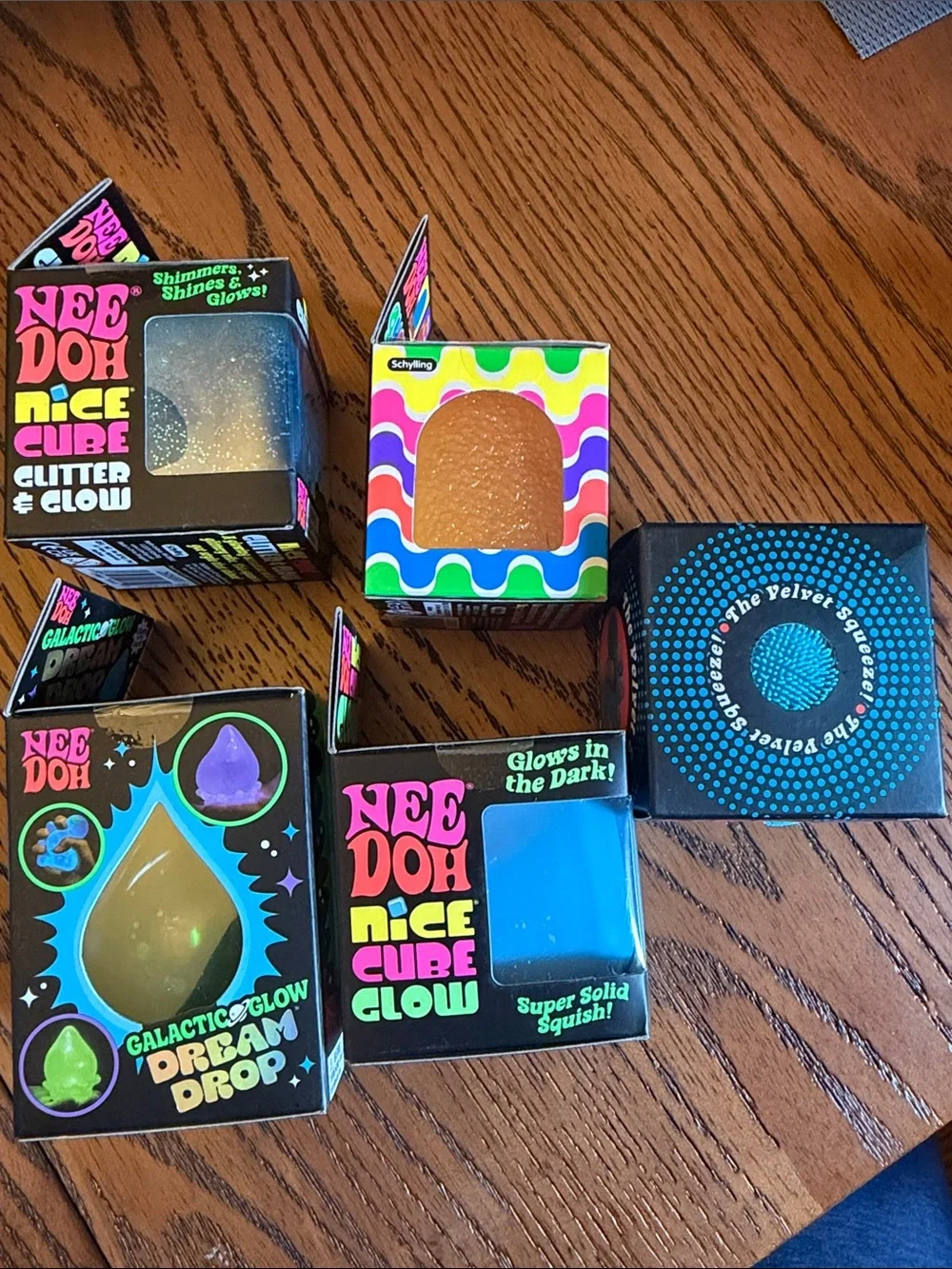 💙💚NEE DOH LOT 💚💙 Assorted Squishy Toys - Set of 5 NIB
